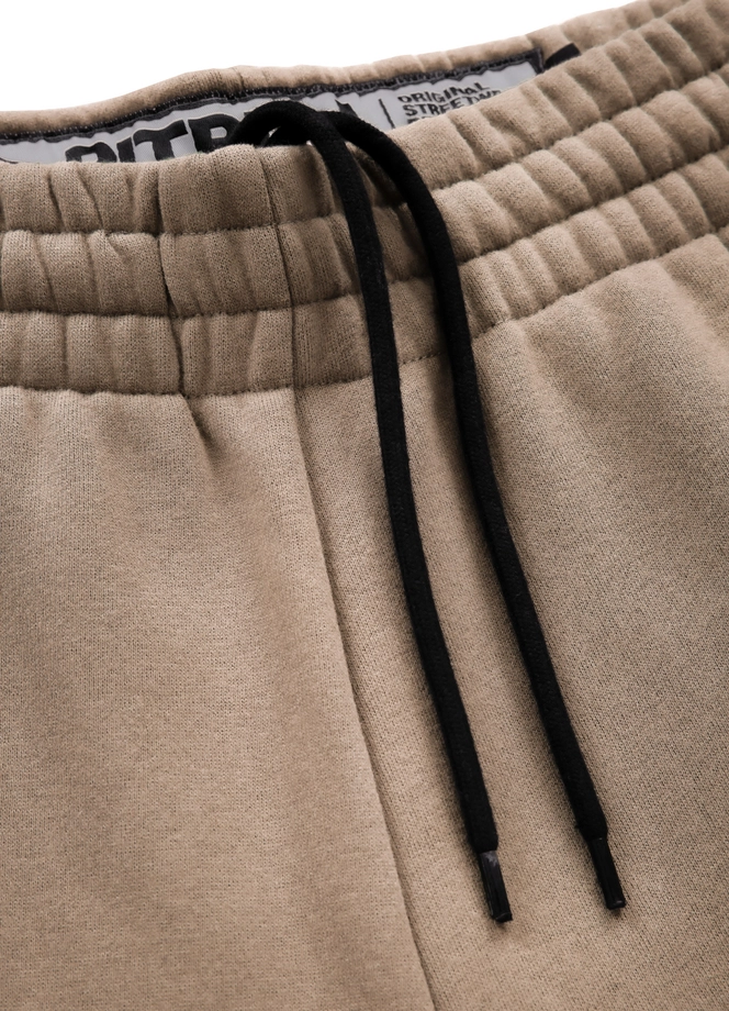 Spodnie męskie dresowe Pitbull West Coast Pit Bull Hatton 24 beżowe