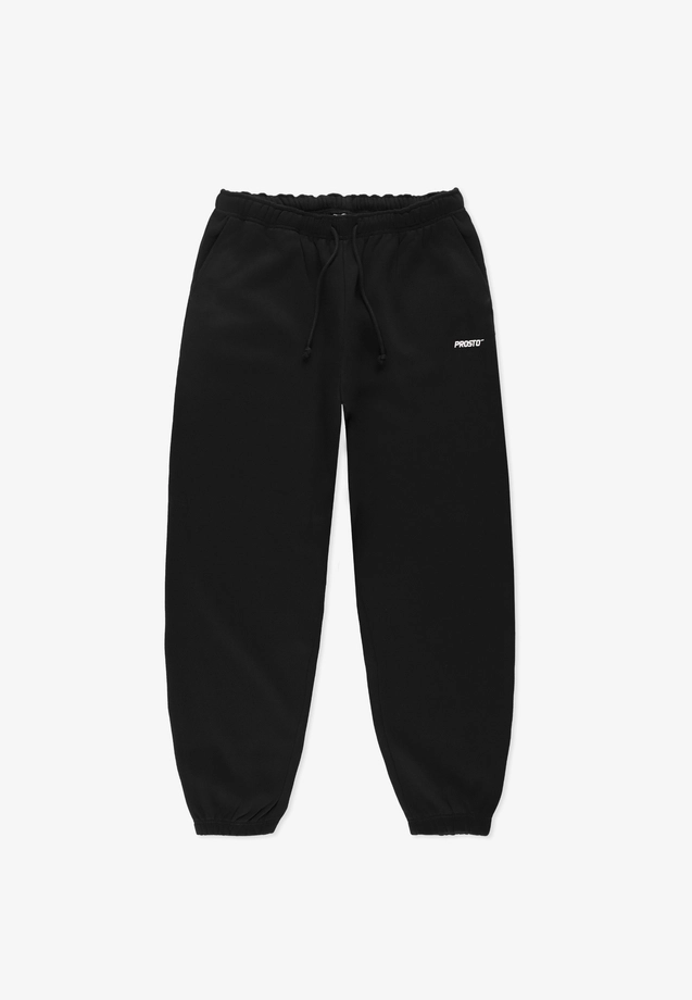 Spodnie dresowe męskie Prosto Infinity czarne