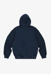 Bluza męska z kapturem streetwear Prosto Big Log granatowa