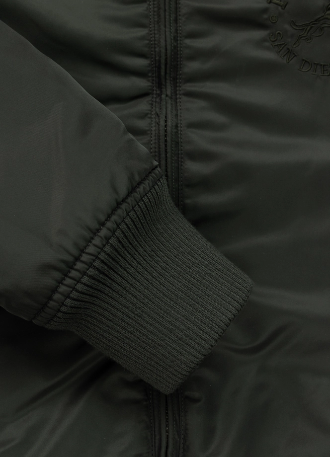 Kurtka męska przejściowa bejsbolówka Pit Bull Hacket zielona