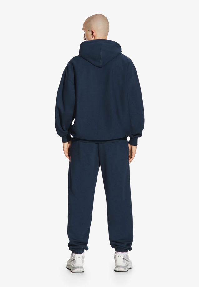 Komplet męski dresowy oversize Prosto Chicago granatowy