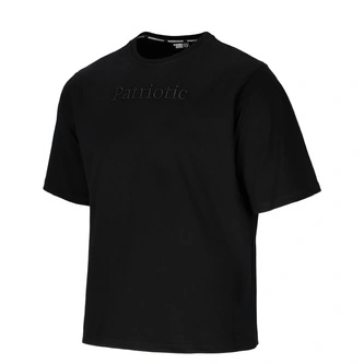 Koszulka męska Oversize T-shirt Patriotic P-3D czarna