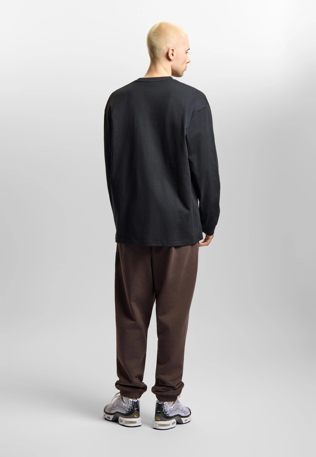 Koszulka longsleeve męski Prosto Splash Shield czarna