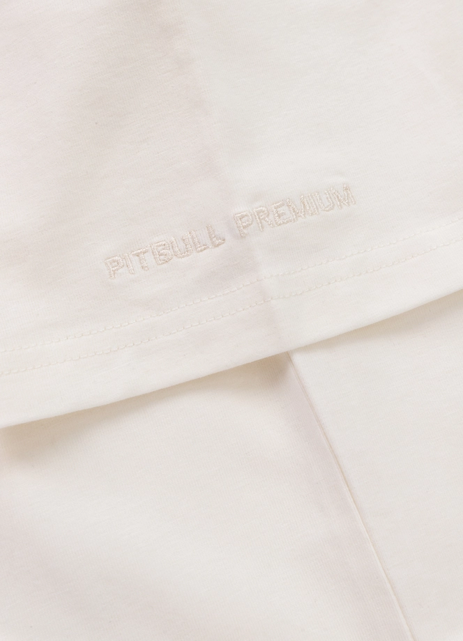 Koszulka męska T-Shirt Pit Bull Pitbull USA CAL Slim Fit biała