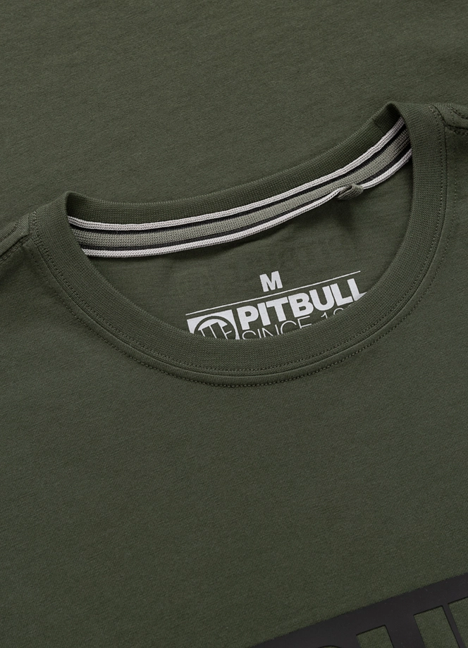 Koszulka męska T-Shirt Pitbull Hilltop ciemno zielona