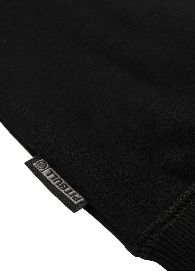 Bluza męska bez kaptura Pitbull Pit Bull Classic Logo czarna