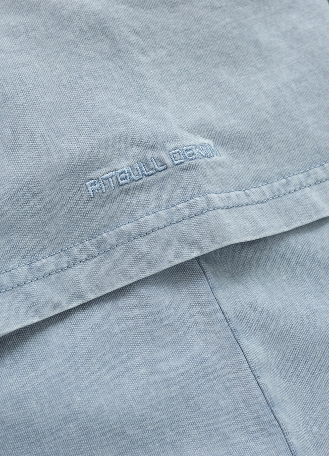 Koszulka męska T-Shirt Pit Bull Pitbull Open Beach sprany niebieski