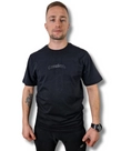 Koszulka męska T-shirt Ciemna Strefa CS Gotyk Logo czarna