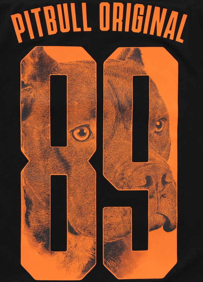 Koszulka męska T-Shirt Pitbull Eighty Nine Dog czarna
