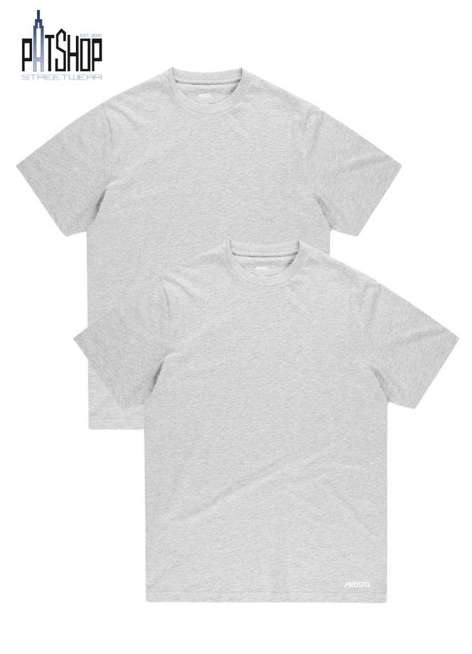 Koszulka męska t-shirt Prosto zestaw 2 PACK Basic szary