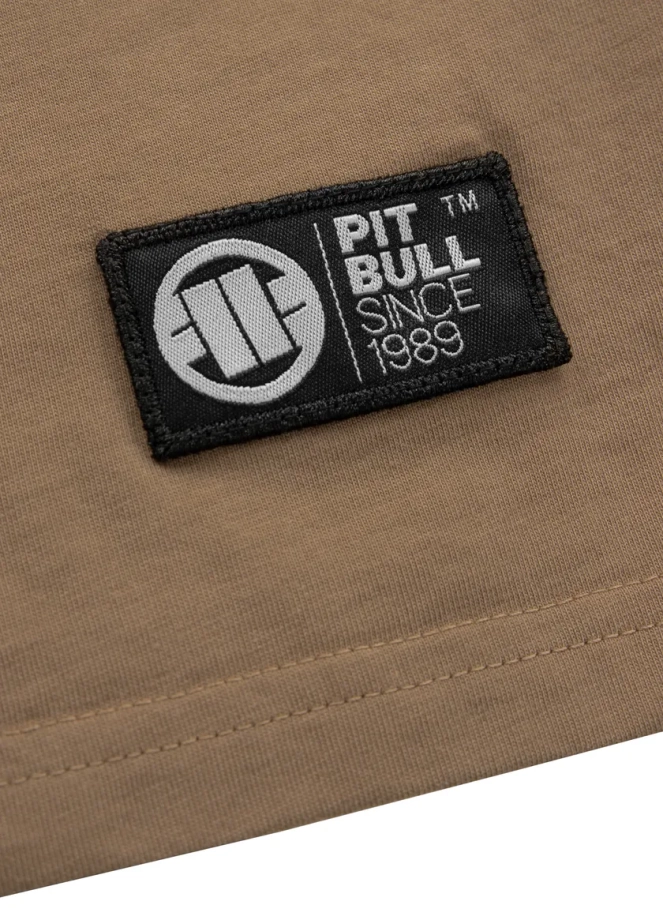 Koszulka męska T-Shirt Pit Bull Pitbull Dog 89 brązowa
