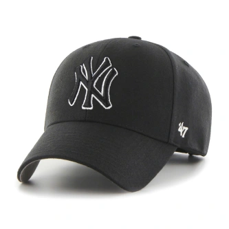 Czapka z daszkiem 47 Brand New York Yankees Snapback MVP czarna