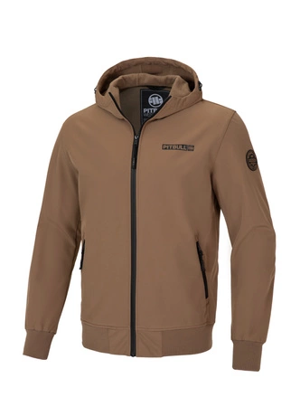 Kurtka męska przejściowa wiosenna Pit Bull Softshell Midway II brązowa