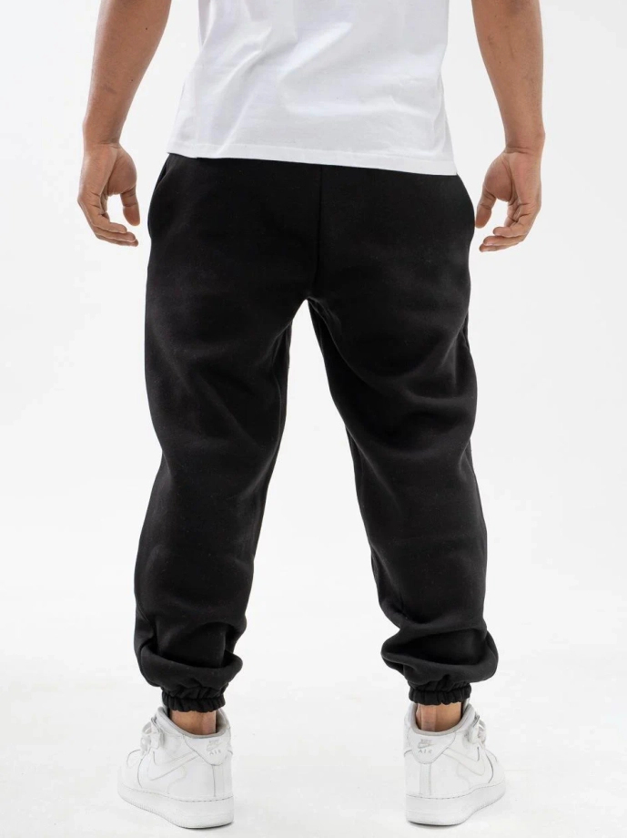 Spodnie dresowe męskie Jigga Wear Small Crown czarne