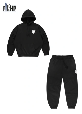 Komplet dresowy męskie oversize Prosto Splash Shield Mini czarny