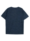 Koszulka męska T-shirt Pit Bull Performance Pro+ Casual Sport Hilltop granatowa