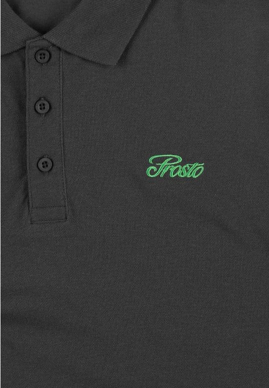 Koszulka męska Polo Prosto Lior grafitowa