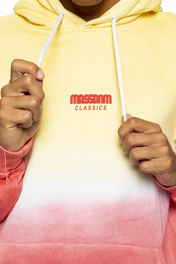 Bluza z kapturem Mass Dnm Sunshine hoody yellow/red