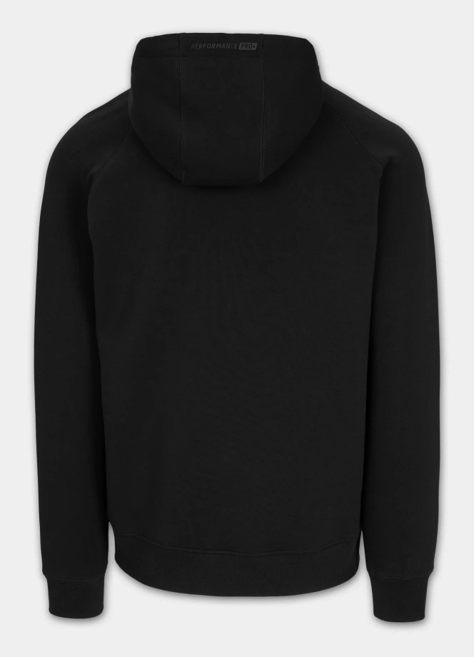 Bluza męska rozpinana z kapturem Pit Bull Dogwood czarna