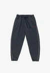 Spodnie dresowe męskie oversize Prosto Team Washed granatowe