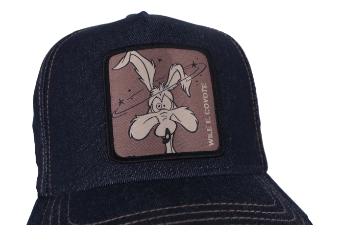 Czapka z daszkiem Capslab Looney Tunes Jeans Coyote niebieska