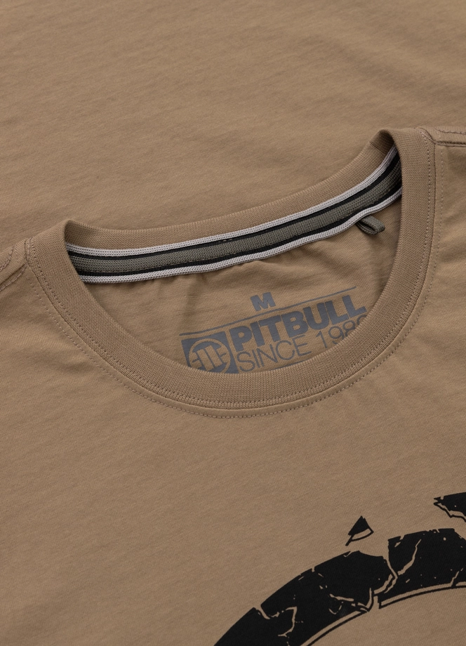 Koszulka męska T-Shirt Pit Bull Pitbull Scratch 25 brązowa