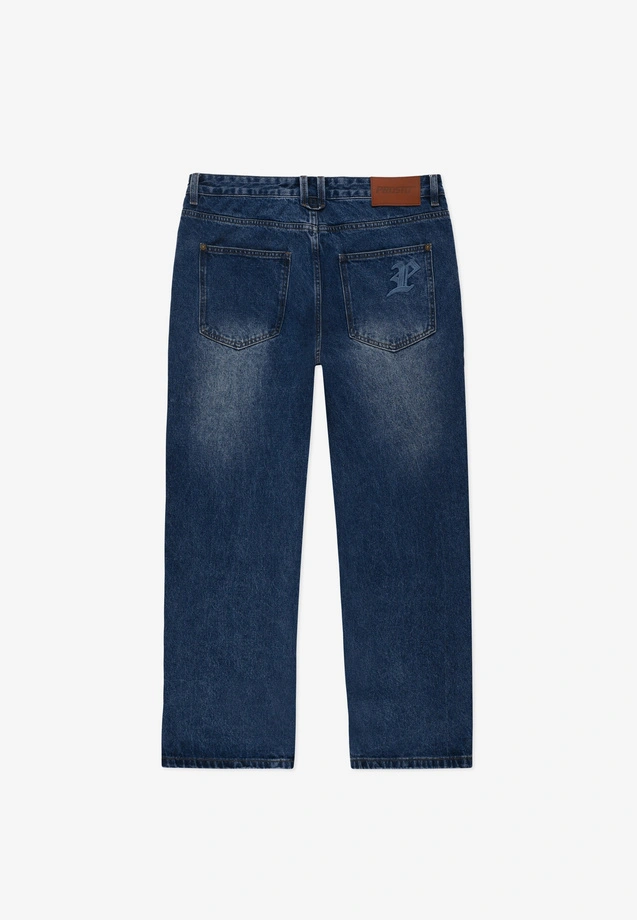 Spodnie męskie Jeans Baggy Prosto Tarmac niebieskie