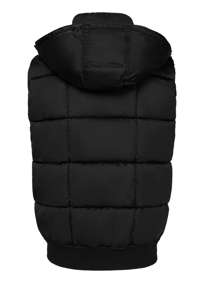 Bezrękawnik męski Kamizelka z kapturem Pit Bull Walpen 25 czarny