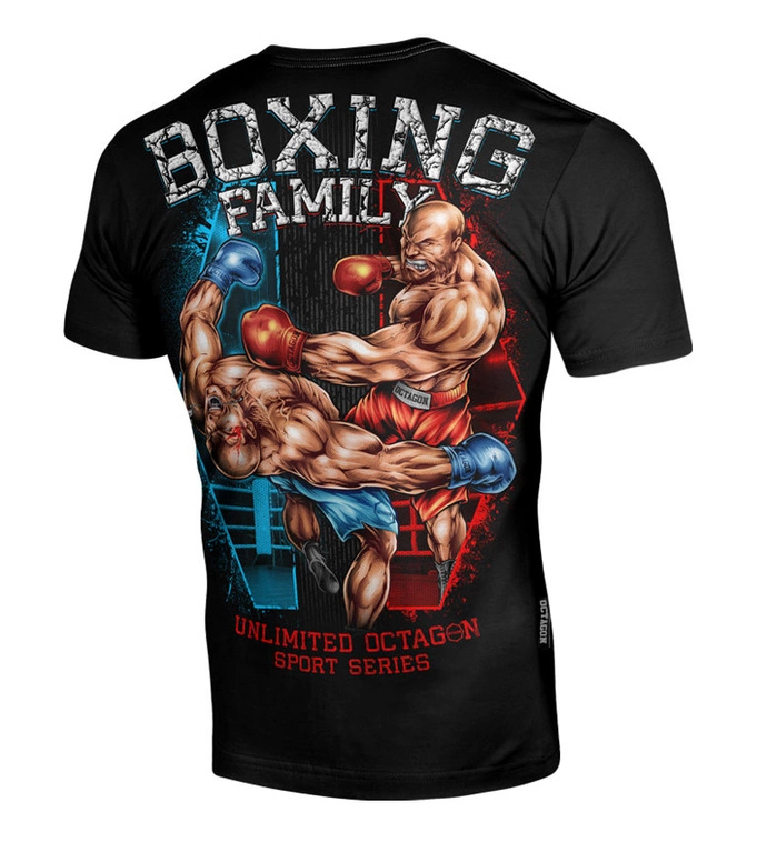 Koszulka T-shirt męski Octagon Boxing Family czarna