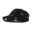 Czapka z daszkiem 47 Brand Los Angeles Dodgers Multi Scatter Clean Up czarna