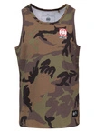 Koszulka męska tank top Pitbull Small Hilltop woodland camo