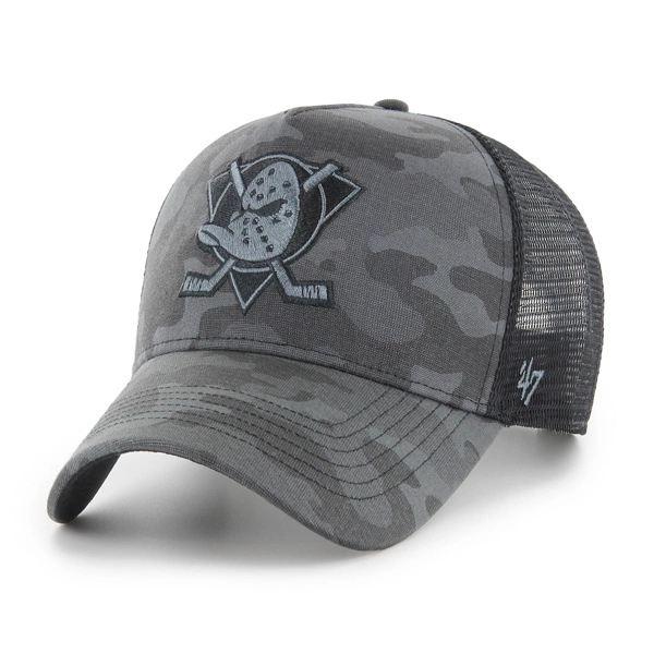 Czapka z daszkiem 47 Brand Trucker Anaheim Ducks Charcoal Tonal Camo Mesh