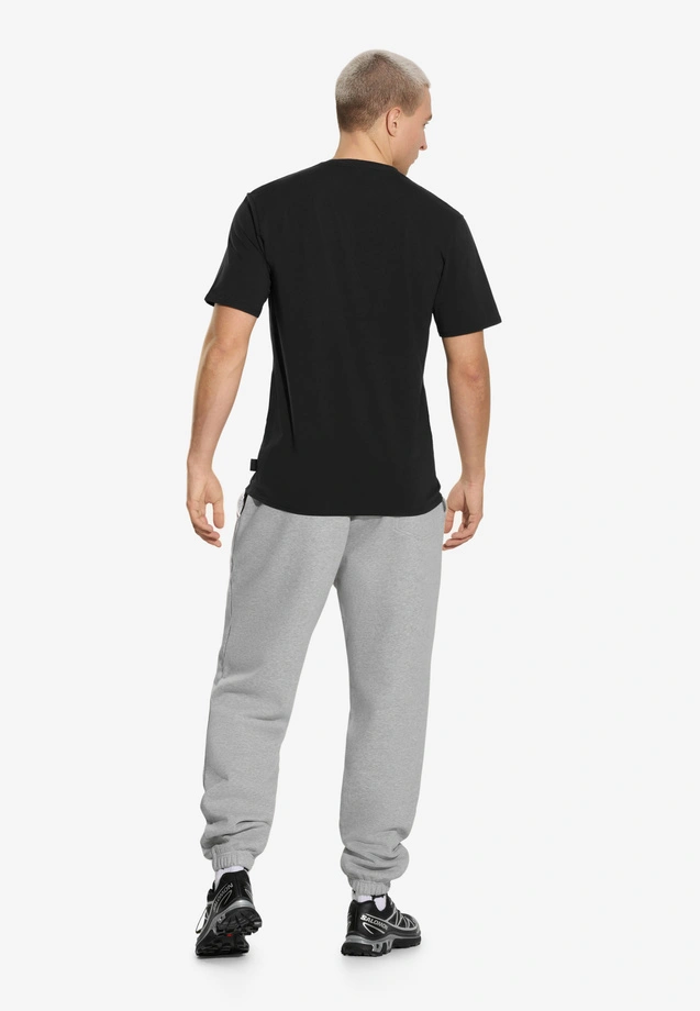 Koszulka męska t-shirt Prosto Shield Slim czarna
