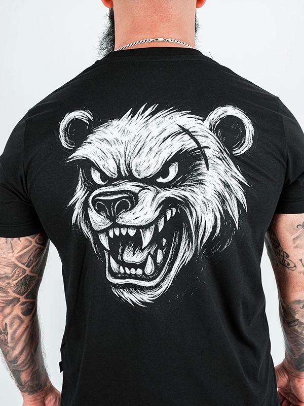 Koszulka męska t-shirt Środowisko Miejskie Bear Madness czarna