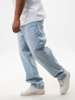 Spodnie męskie Jeans Baggy Jigga Wear Crown jasne niebieskie