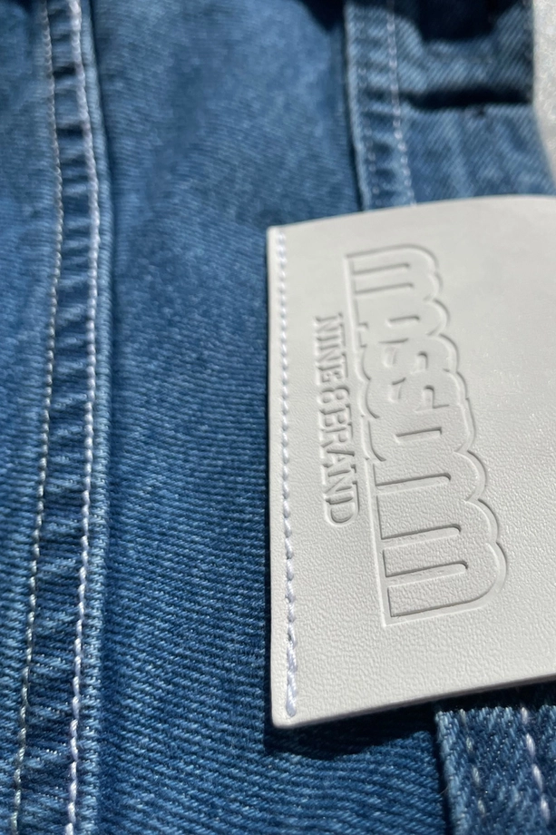 Spodenki męskie jeansowe Mass DNM Box niebieskie