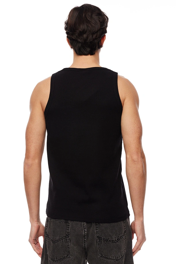 Koszulka męska Tank Top Mass Dnm Signature Patch czarna