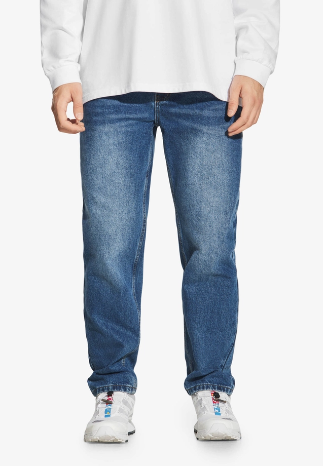 Spodnie męskie Jeans Slim Prosto Pulse niebieskie