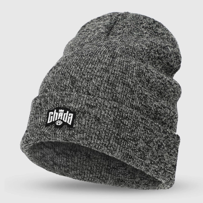 Czapka zimowa Chada Proceder Kastet Logo szara