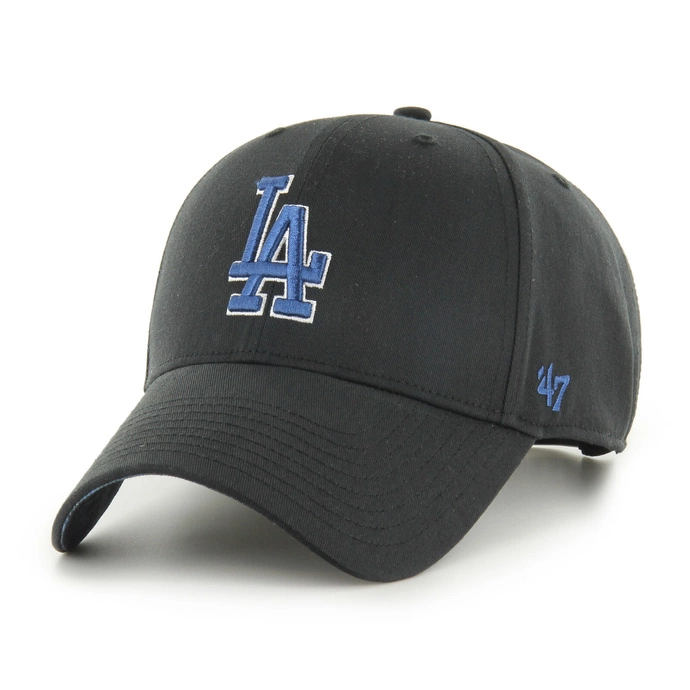 Czapka z daszkiem 47 Brand Los Angeles Dodgers Black Free Form czarna