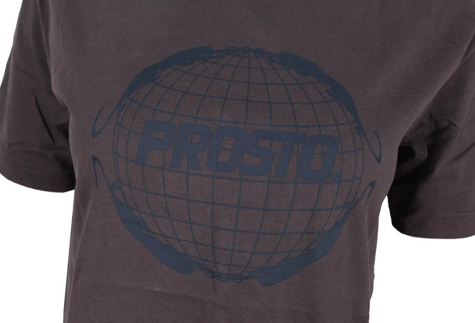 Koszulka damska t-shirt Prosto Klasyk Iris oversize szara