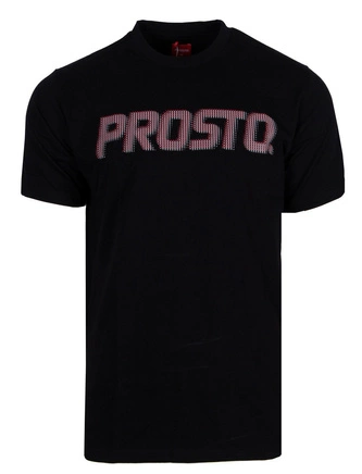 Koszulka męska t-shirt Prosto Klasyk Squarez czarna