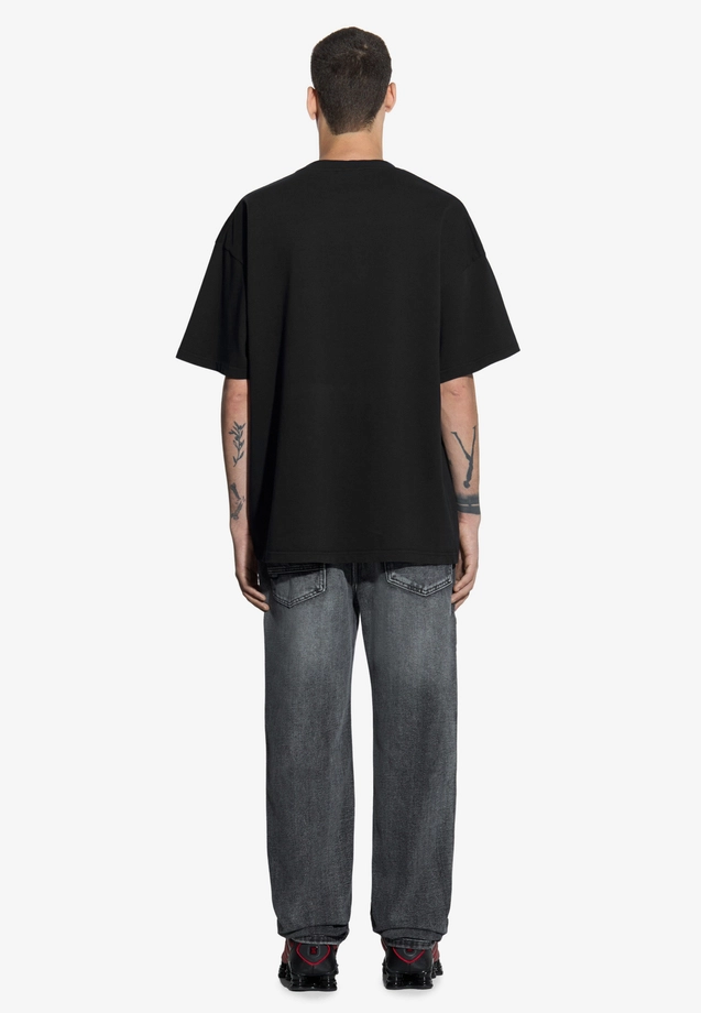 Koszulka męska t-shirt oversize Prosto Box czarna