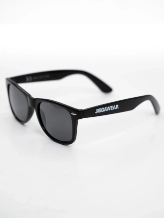Okulary przeciwsłoneczne Jigga Wear Name Wayfarer czarno/czarne