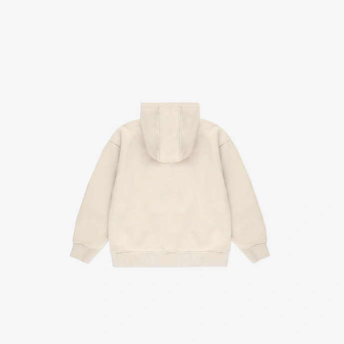 Bluza dziecięca z kapturem Prosto Kids Pro hoodie beżowa