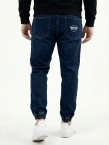 Spodnie męskie jogger jeans Środowisko Miejskie Classic ciemne niebieskie