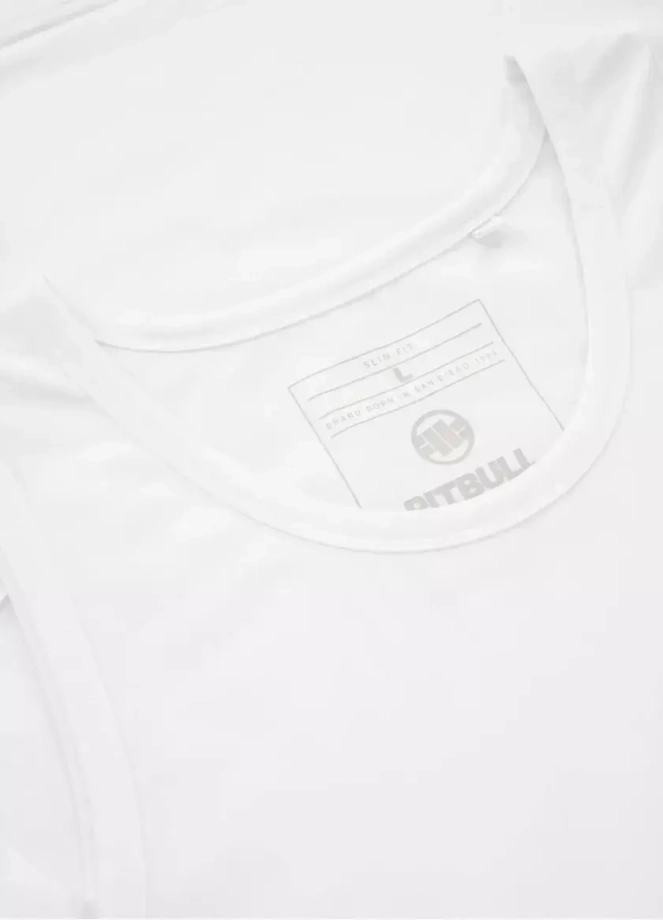 Koszulka męska tank top Pit Bull Pitbull Small Logo 25 biały