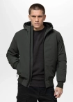 Kurtka zimowa męska Pit Bull Softshell York oliwkowa zielona