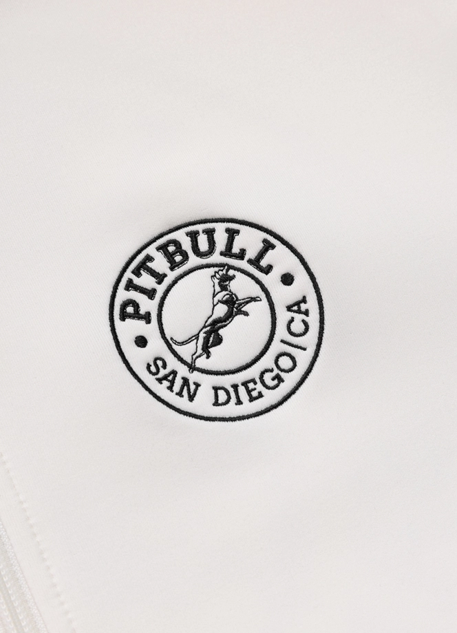 Komplet męski dresowy Pit Bull San Diego CA złamana biel