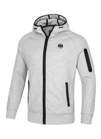 Bluza męska Pitbull Hermes 23 Pit Bull hooded szara